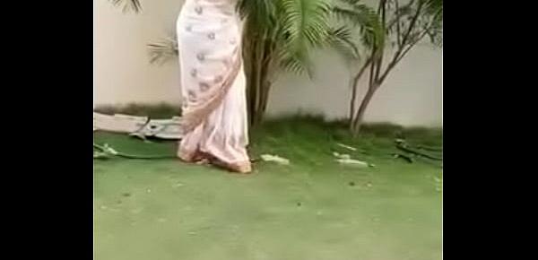  Swathi naidu saree dropping part-3 short film shooting